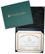 Turned Edge Certificate Jackets